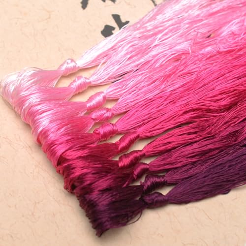100% Mulberry Silk Embroidery Thread 10 Colors 110m Each (25) - color: 25