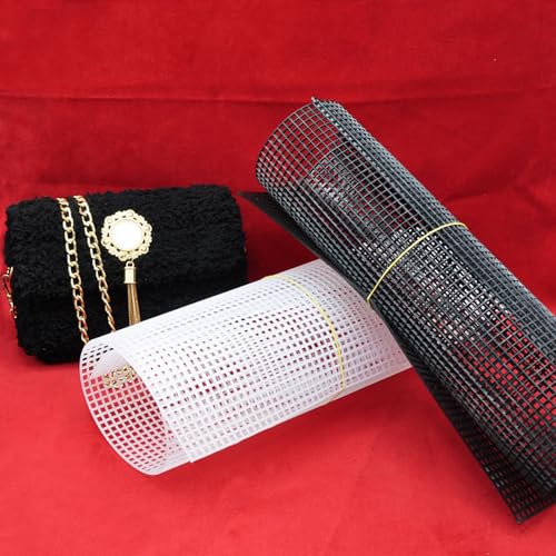 7 PCS Plastic Canvas Sheets, 6 Count Plastic Mesh Sheets for Embroidery, 9.84 x 13 Inch Eye Mesh for Embroidery, Knit Crochet Projects, DIY Handicraft, Make Dividers - color: 7 PCS - Standard