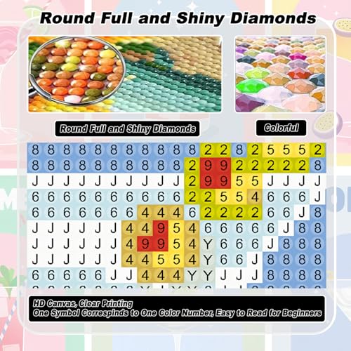 EIBEILI Diamond Art Kits for Adults-6P Wine Cocktail Diamond Painting Kits - color: DP03814