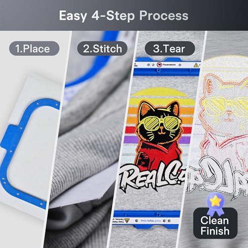 BAI Tear Away Stabilizer for Embroidery 2.0oz, 12"x50yd Roll - color: 12"x50yd roll