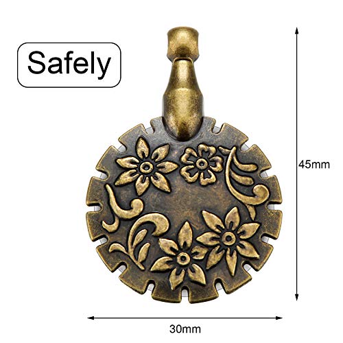 Mudder 2 Pcs Yarn Cutter Pendant Metal,Antique Gold - color: Antique Gold