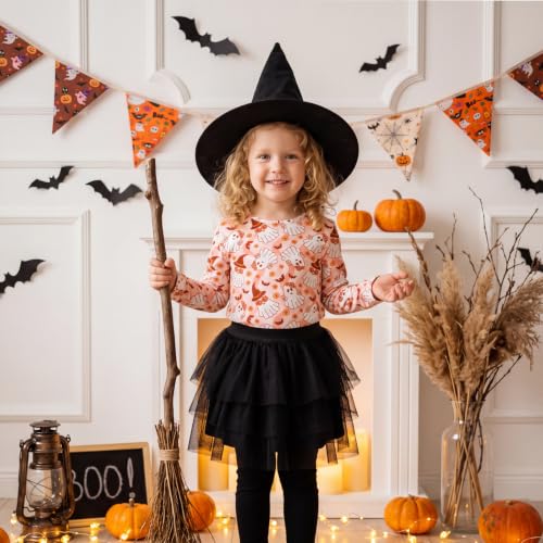 6 Pcs 18 x 21 Inches Halloween Cotton Fabric Precut Quilting Fabric Bundles Solid Colors Quilt Material for DIY Craft Sewing Embroidery - color: Halloween