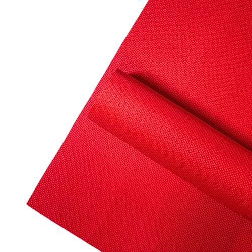 2 Sheets of Red 11 Count Aida Cloth – 18 x 18 Inch Pre-Cut Fabric Squares – Cross Stitch Fabric – 100% Cotton – Ideal for Needlework & Embroidery – The Knotty Unicorn - color: Red