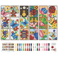 BEUNITONE 6 Pcs Insects Cross Stitch Bookmark Kits for Beginners Bookmark with Butterflies Dragonflies Pattern Counted Cross Stitch DIY Stamped Embroidery with Instructions for Book Lover 8''x2.4'' - style: Triple Grid Mixed