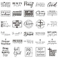 30 Pcs Christian Bible Verse DTF Transfers Ready to Press for Clothes - style: Christian