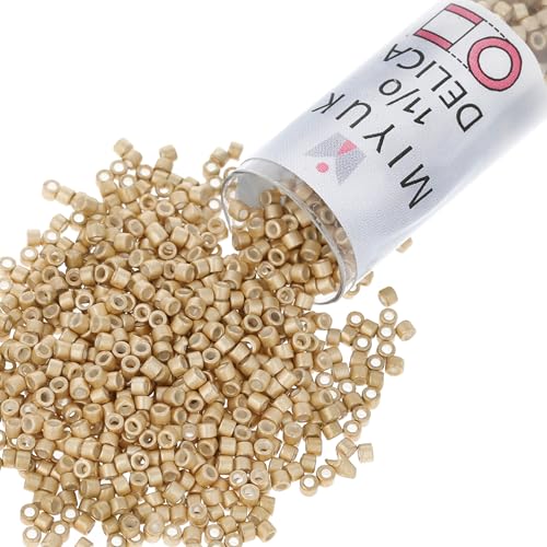 Miyuki Delica Seed Beads - color: DB1153 - Semi-Matte Galvanized Mead