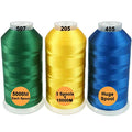New brothread Huge Spools Embroidery Machine Thread -Basic Colors 2 - color: 3xBASIC COLOR 2