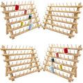 New brothread 4X60 Spools Wooden Thread Rack