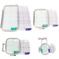 LNKA Sewing Embroidery Hoops for Brother PE800 PE770 780D PE700 PC6500 Brother Innovis 1250 700 Babylock Embroidery Machine Hoop (4 in 1 Hoop Set) - size: 4 In 1 Hoop Set