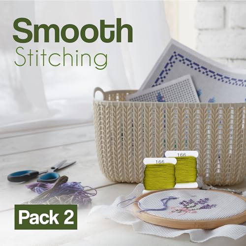 Embroidery Floss Kit and Refills - Cotton Threads - DMC Color Coding for Cross Stitch, String Crafts, Friendship Bracelets - color: 166 Chartreuse