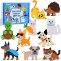 Garma Puppy Sewing Kit for Kids - 10 in 1 Pet Kids Sewing Crafts Kit for Beginners - Mini Sewing Kits for Kid 5-8 8-12 - Easy Sew Your Own Felt Animals DIY Craft Set for Boys & Girls Birthday - style: Pet