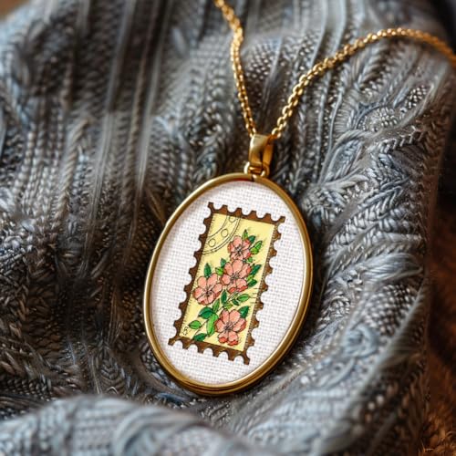 BENECREAT 4Sheets 50Pcs Botanical Stamps Water Soluble Embroidery, 11.7x8.3inch Flowers, Leaves Stick and Stitch Embroidery Paper Stabilizer for Shirts, Coats, Bags - style: Botanical Stamps