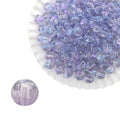 8mm Hand-Drawn Glass Beads Bulk 200pcs Blue Purple Round - color: Blue&Purple 8mm