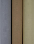 KCS 3 pc of 15" x 18"(38cmx45cm) Counted Cross Stitch Cotton Aida Cloth Needlework Rolled Fabric Box,14CT,Light Grey+Khaki+Yellow Beige - color: Light Grey+khaki+yellow Beige, size: 14CT