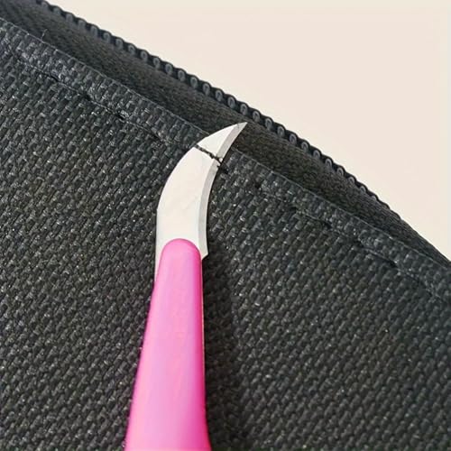 1pc Sewing Seam Ripper with Purple Plastic Handle – Thread Cutter for Sewing, Craft, and Needlework - color: 1pc