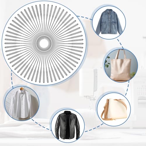 50 Pcs Universal Sewing Machine Needles Size 75/11 Sewing Needles Machine Heavy Duty Quilting Embroidery Machine Needles Regular Point Machine Needles Compatible with Singer Brother Sewing Machine