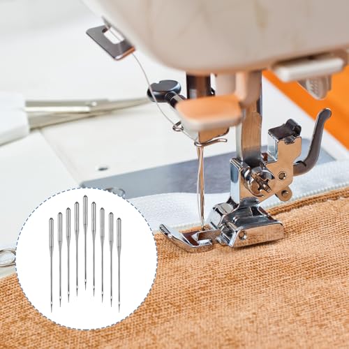 50 Pcs Universal Sewing Machine Needles Size 75/11 Sewing Needles Machine Heavy Duty Quilting Embroidery Machine Needles Regular Point Machine Needles Compatible with Singer Brother Sewing Machine
