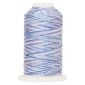 ThreadArt Multicolor Cotton Thread, 600M 40/3, Pastel Bouquet 7722 - color: Pastel Bouquet
