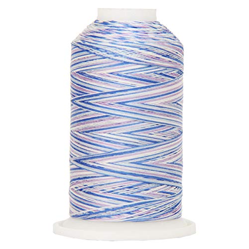 ThreadArt Multicolor Cotton Thread, 600M 40/3, Pastel Bouquet 7722 - color: Pastel Bouquet