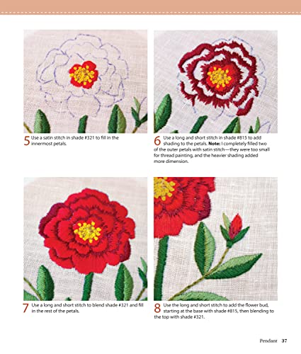 Beginner's Guide to Embroidery and Needle Painting: Create Your Own Nature-Inspired Designs with 18 Projects (Landauer) Learn How to Design Thread Painting Patterns from Photos Step-by-Step