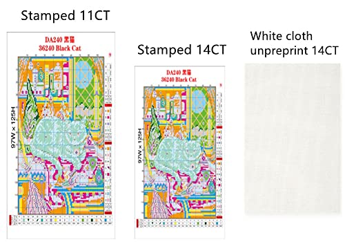 CaptainCrafts Cross Stitch Kits, New Stamped Kit Printed 11CT Fabric Cross Stitching DIY Art DMC Needlecrafts Embroidery Kit for Adults Beginner (Stamped, Basket of Strawberries) - color: Basket of Strawberries, style: Stamped