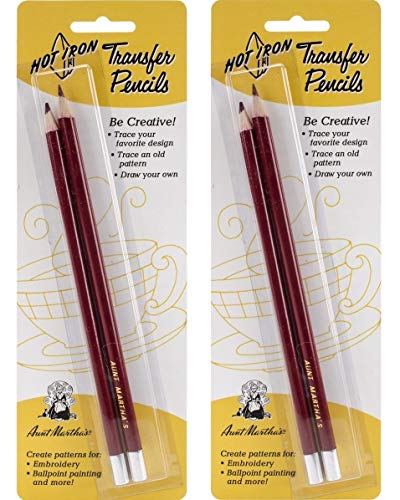 Hot Iron Transfer Pencils 2/Pkg (2 Pack)