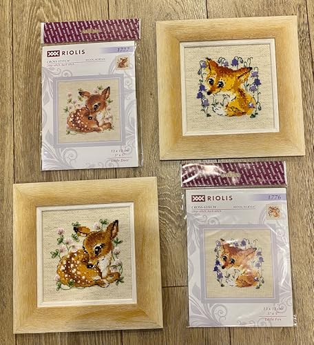 RIOLIS 1777 Little Deer Counted Cross Stitch Kit 5 x 5 in - style: Little Deer 1777
