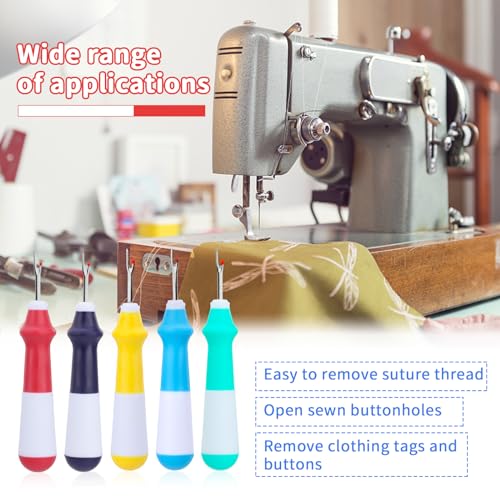 SOCNITC 65Pcs Stitch Remover Tool Kit Seam Ripper for Sewing and Embroidery - size: 65 PCS