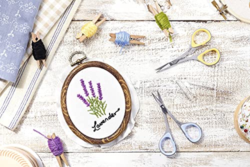 Beaditive Sewing and Embroidery Scissors Set (2 pcs) Curved and Straight, Sharp, Stainless-Steel Design | Precision Tips, Ergonomic Rubber Handle Grip | Small, Compact DIY Use (Extra Sharp) - color: Extra Sharp