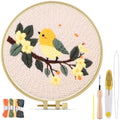 TINDTOP Punch Needle Kits, DIY Punch Embroidery Kits - color: Set B