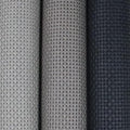 KCS 3 pc of 15" x 18"(38cmx45cm) 11 Count Cross Stitch Cotton Aida Cloth Needlework Rolled Fabric Box,11CT,Medium Grey+Dark Grey+Black - color: Medium Grey+dark Grey+black, size: 11CT