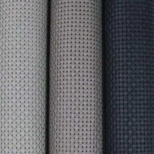 KCS 3 pc of 15" x 18"(38cmx45cm) 11 Count Cross Stitch Cotton Aida Cloth Needlework Rolled Fabric Box,11CT,Medium Grey+Dark Grey+Black - color: Medium Grey+dark Grey+black, size: 11CT