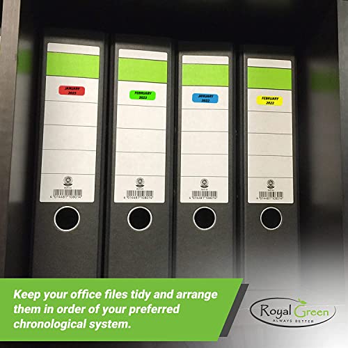 Royal Green Printable Rectangle Labels, 1 x 0.375 Inch - 1540 Pack - color: Silver, size: 1540