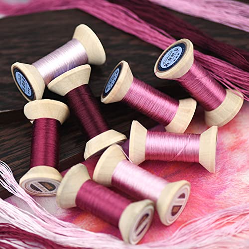Natural 100% Mulberry Handmade Embroidery Silk Thread Silk Floss (80) - color: 80
