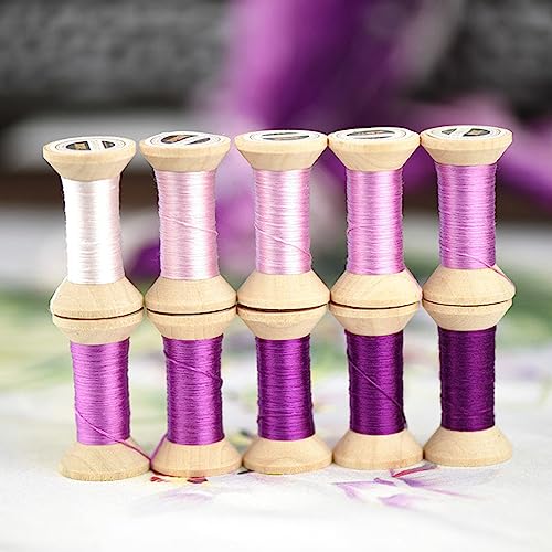 Natural 100% Mulberry Handmade Embroidery Silk Thread Silk Floss (65) - color: 65