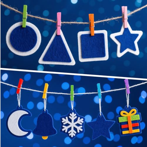 NACHLYNN 11Pcs Self Adhesive Felt Fabric Sheets 7"x11.5" /18x29cm Sticky Back Felt Fabric for Crafts Art Project DIY Sewing Patchwork Decoration (Navy Blue) - color: Navy Blue