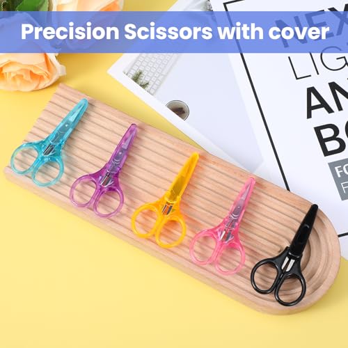 50 Pcs Small Sewing Scissors Sharp Small Craft Scissors With Cover