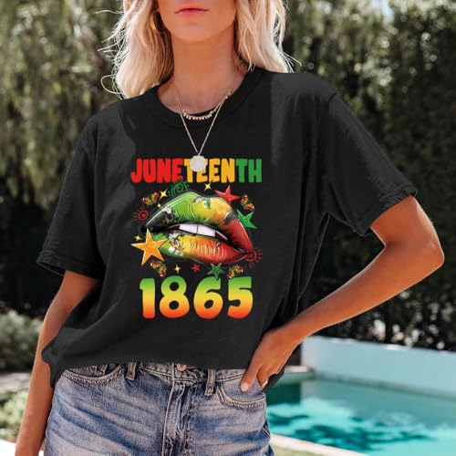Juneteenth Iron on Transfers for T-Shirts, Free-ish Since 1865 DTF Transfers Ready to Press 4PCS Black History Stickers Vinyl Decals Iron on Patches for Clothing Tote Bag Hat Gift DIY Craft Decoration - color: Juneteenth B