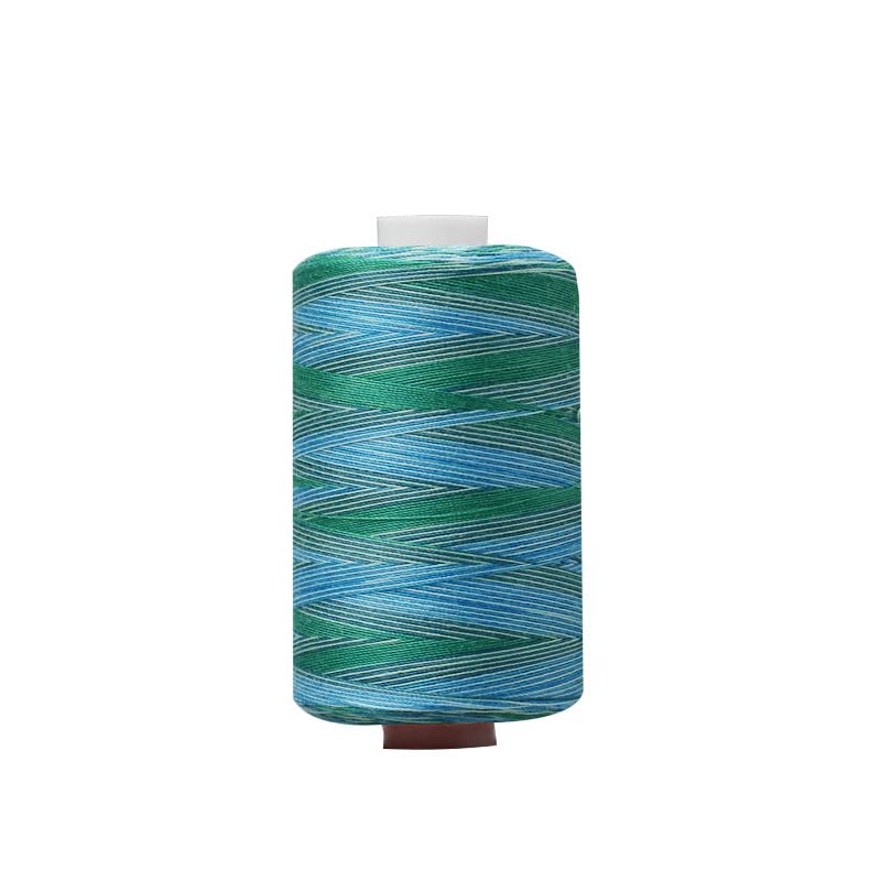 1000 Yard Multicolor Gradient Sewing Thread Colorful Embroidery Thread DIY Craft Spools Garment Accessory - style: #4