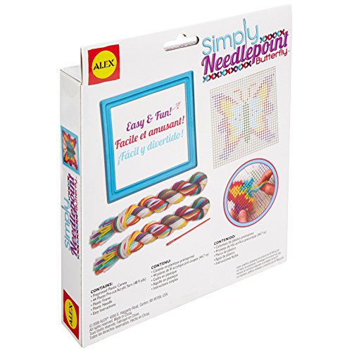 ALEX Toys Simply Needlepoint Butterfly Kids Art and Craft Activity - size: Butterfly, style: Butterfly