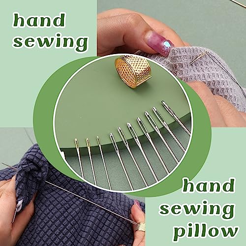 Jupean Long Sewing Needles Large Eye Darning Needle Stitching Needles - style: 11 Size