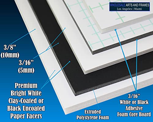 Self Adhesive Foam Board 8.5x11 10PK Self Stick Mounting Board. Foam Core with Adhesive 8.5x11 Foamboard. Poster Board with Sticky Side, Self Adhesive Foamcore 8.5X 11. White, Acid Free, 3/16 Thick - size: 8.5x11 10 Pack, style: Adhesive White 3/16"