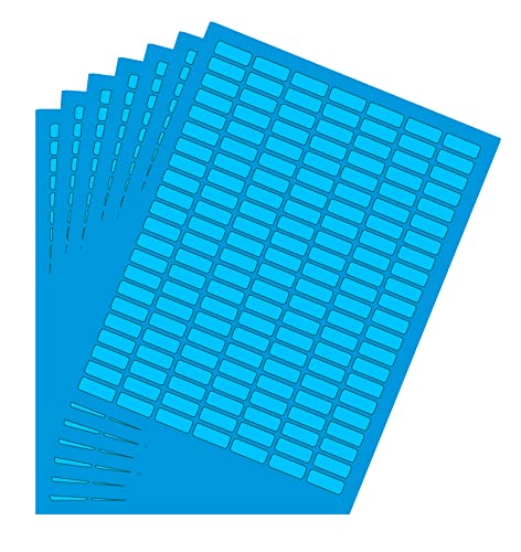 Royal Green Printable Rectangle Labels, 1 x 0.375 Inch - 1078 Pack - color: Blue, size: 1078