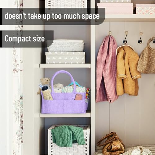Mr. Pen- Baby Diaper Caddy Organizer, lavender dream - color: Lavender Dream, size: 1 Pack, Regular