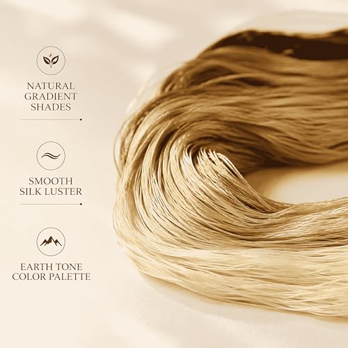 Mulberry Silk Floss Embroidery Thread Floss-Cross Stitch Threads China Silk Woven Jewelry Threads DIY Sewing Kits (54) - color: 54