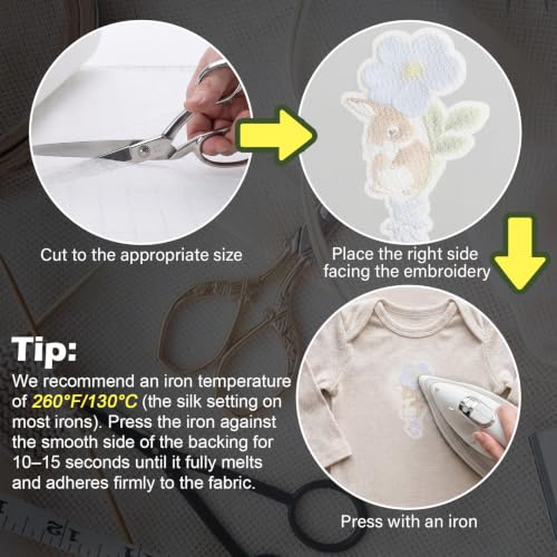 Soft & Cozy Embroidery Stitch Cover Stabilizer 12" x 10Yd, Fusible Backing