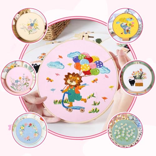 12 Sheets 12 Colors Cotton Embroidery Fabric 9.8×9.8Inch - size: 9.8×9.8Inch