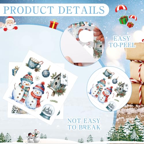 Winter Rub on Transfers for Crafts, Rustic Transfer Furniture Decals - style: Rustic Winter