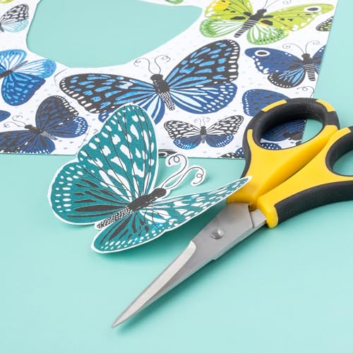 American Crafts Cutter Bee Herb Scissors 4/Pkg-Yellow/Black - style: 4 Pack
