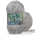 Mary Maxim Starlette Yarn, Acrylic Yarn, 3.5 OZ, 180 Yards, Grey Heather - color: Grey Heather